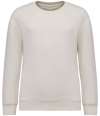 NS437 Native Spirit Kids Oversized Round Neck Sweatshirt Ivory colour image